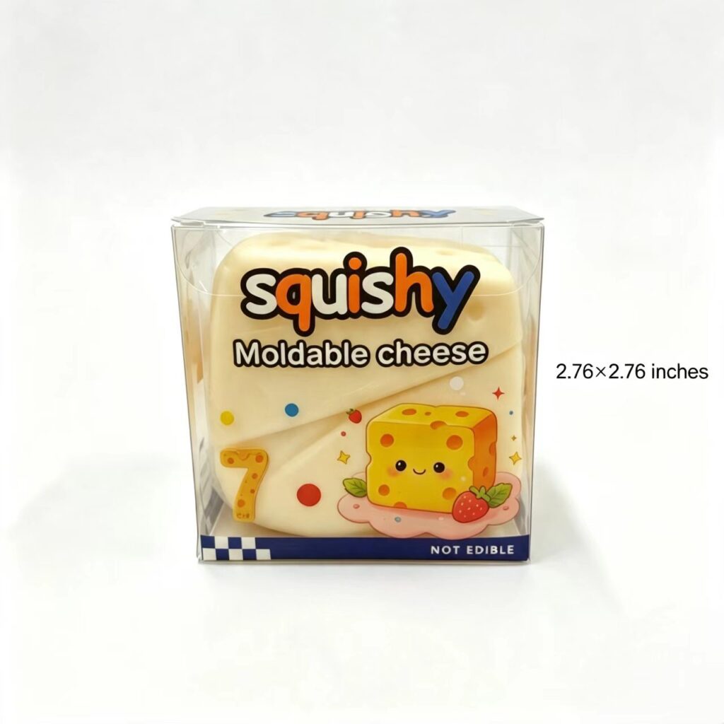 vaseline cheese squishy7cm yellow